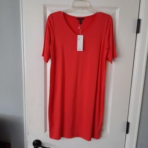 Eileen Fisher NEW WITH TAGS shift dress. Pe